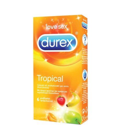 DUREX TROPICAL EASY ON 6PZ