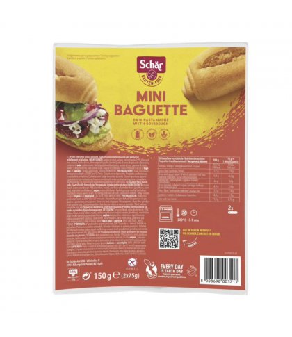 SCHAR DUO MINI-BAGUETTE 150G