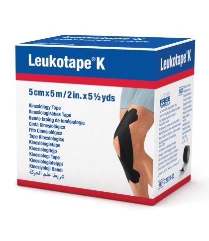 LEUKOTAPE K 5CMX5MT MEDIA NERO