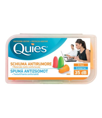 QUIES TAPPO AURIC SCHIUMA 3PA