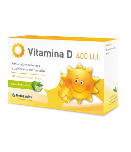 METAGENICS VITAMINA D 400 UI 168CPR