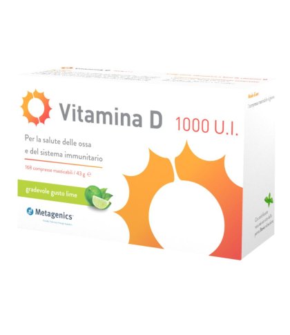 METAGENICS VITAMINA D 1000 UI 168CPR