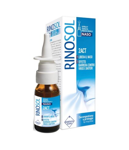 RINOSOL 2ACT SPRAY NASALE 15ML