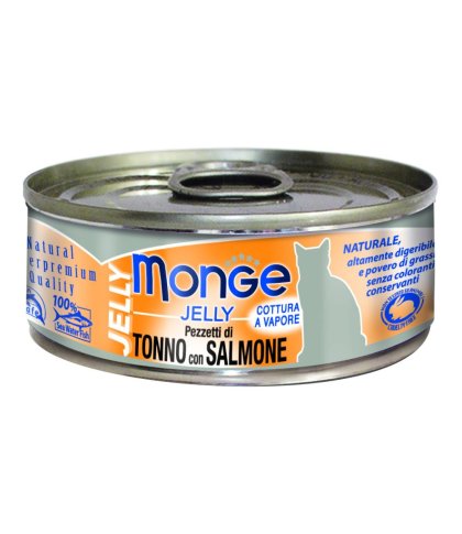 MONGE CAT TONNO/SALMONE 80 GR.