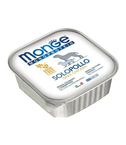 MONGE DOG SOLO POLLO 150GR