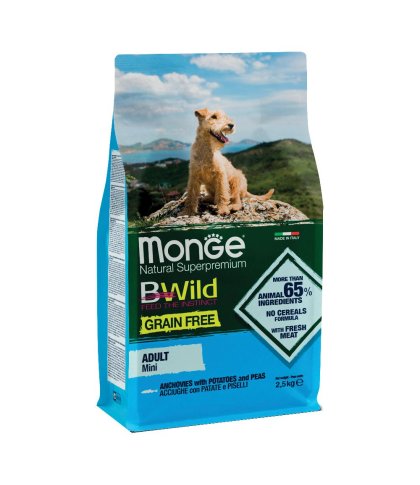 MONGE DOG GRAIN MINI ACC/PAT/P