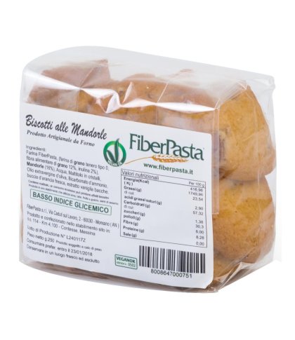 FIBERPASTA BISC MANDORLE 250G