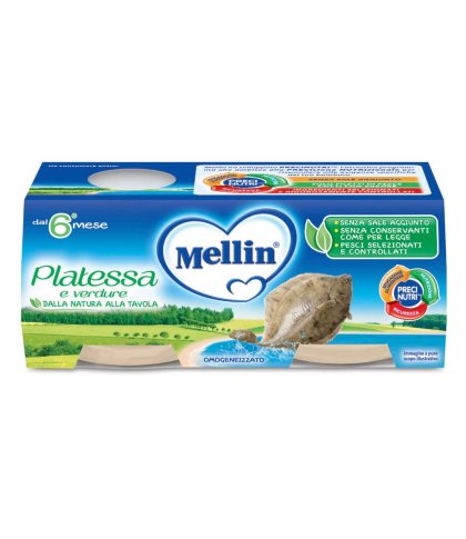 MELLIN OMOG PLATESSA 2X80G