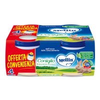 MELLIN OMOG CONIGLIO 4X80G