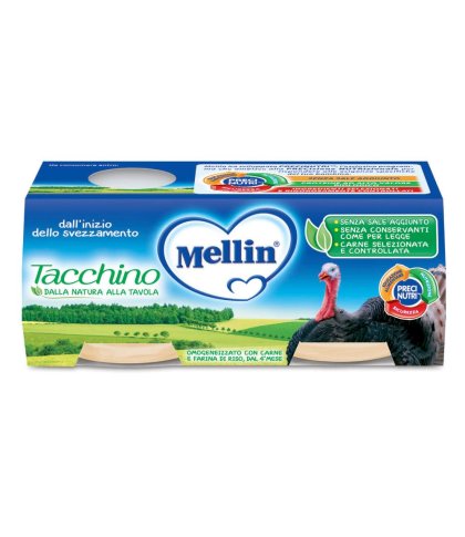 MELLIN OMOG TACCHINO 2X80G