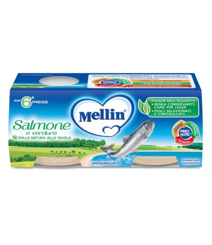 MELLIN OMOG SALMONE 2X80G