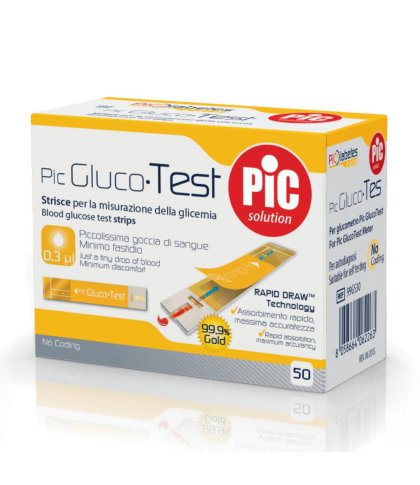 STRISCE PIC GLUCOTEST 50PZ