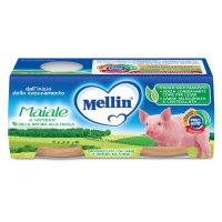 MELLIN OMOG MAIALE C/VERD2X80G