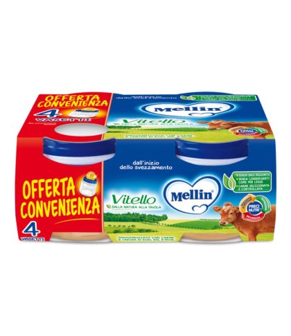 MELLIN OMOG VITELLO 4X80G