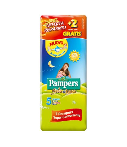 PAMPERS SOLE&LUNA JUNIOR 36+2P