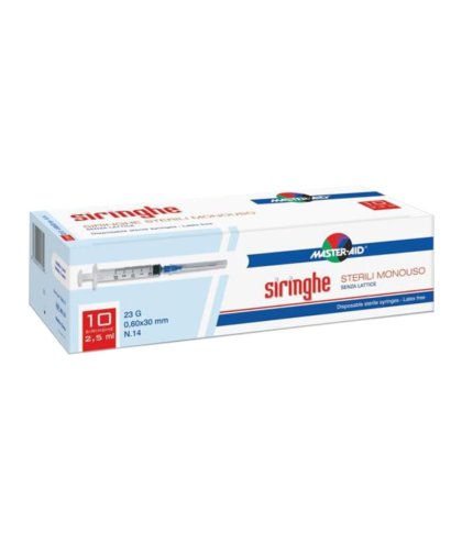 MASTER AID SIRINGA 2,5ML 10PZ