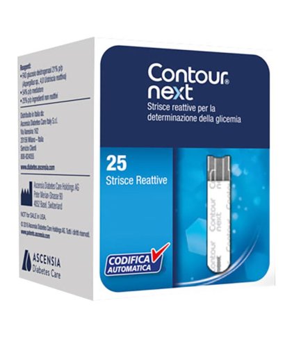 CONTOUR NEXT GLICEMIA 25STR