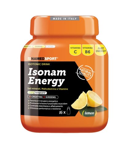 NAMED SPORT ISONAM ENERGY LEMON POL 480G