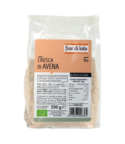 CRUSCA AVENA BIO 250G(FIORDILO