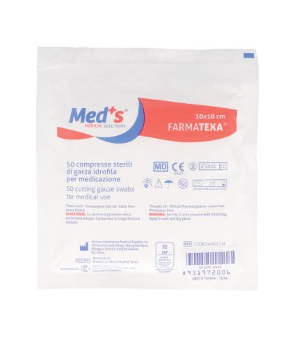 GARZA MEDS ST 12/8 10X10 50PZ