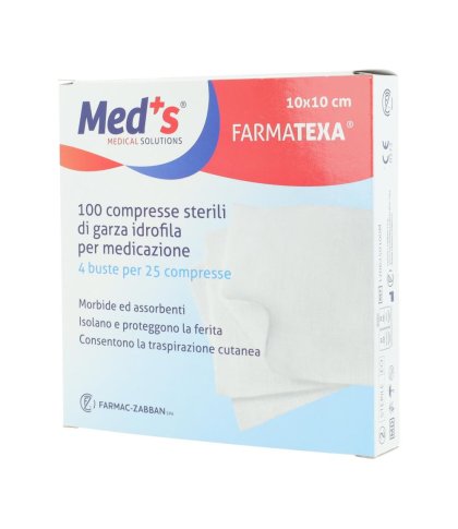 GARZA MEDS 12/8 10X10CM SSR