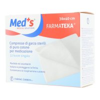 GARZA MEDS 12/8 36X40CM 12PZ