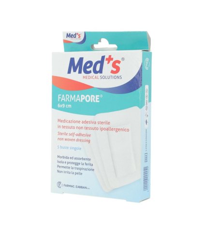 MEDS PORE ADES 6MX9CM 5PZ