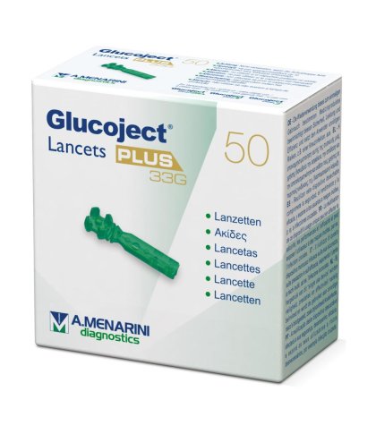 GLUCOJECT LANCETS PLUS G33 50P