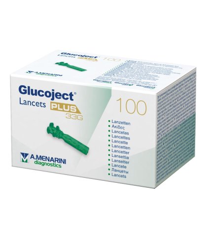 GLUCOJECT LANCETS PLUS G33 100