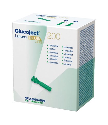 GLUCOJECT LANCETS PLUS G33 200