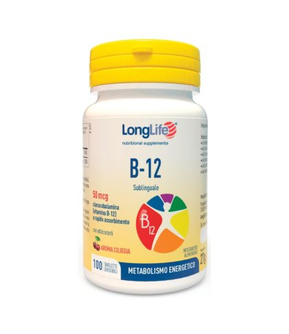 LONGLIFE B12 50MCG SUBL 100TAV