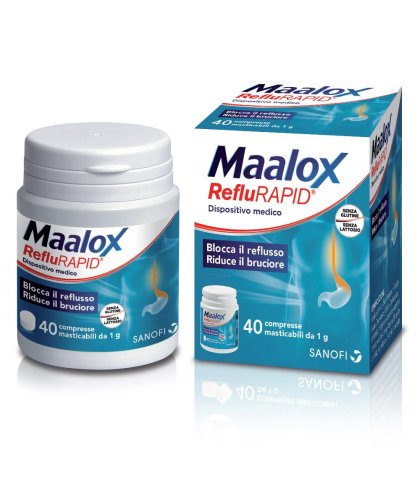 MAALOX REFLURAPID 40CPR MASTIC