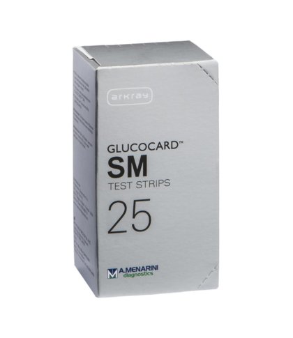 GLUCOCARD SM TEST STRIPS 25PZ