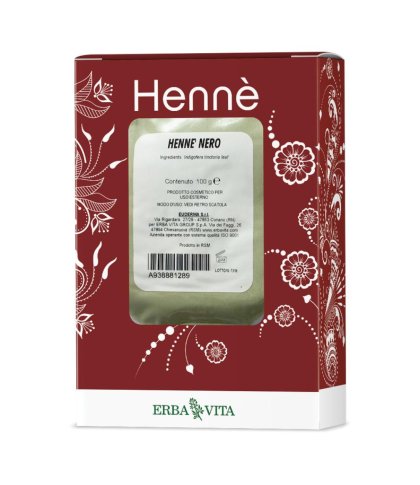 HENNE COLOR CAP NERO 100G