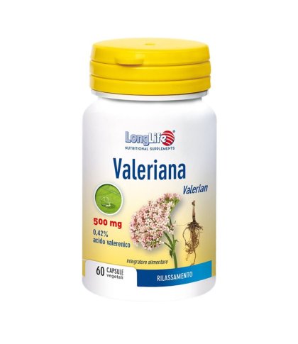 LONGLIFE VALERIANA 60CPS 500MG