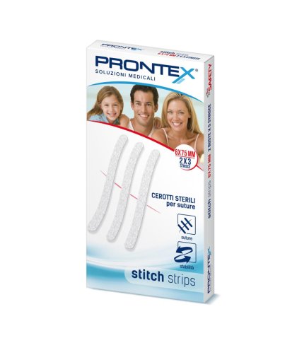 PRONTEX STITCH STRIPS 6X75 10P