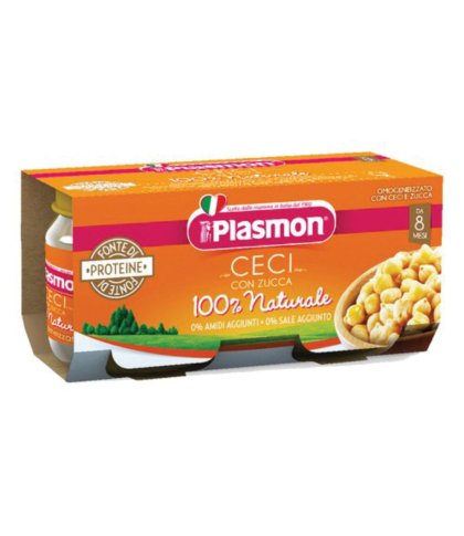 PLASMON OMOG CECI/ZUCCA 2X80G