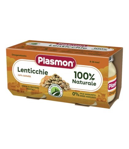 PLASMON OMOG LENTICCHIE 2X80G