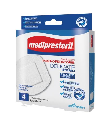 MEDIPRESTERIL POSTOP DEL 10X10