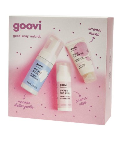 GOOVI SET MOUSSE+CREMA ILLUMINANTE+CREMA MANI