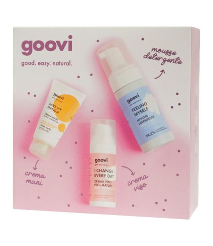 GOOVI SET MOUSSE+CREMA PELLI MATURE+CREMA MANI