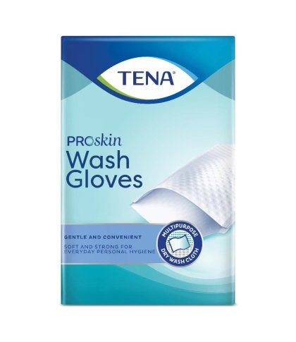 TENA WASH GLOVE 50PZ