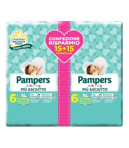 PAMPERS BABY DRYDUO DWCT XLX30