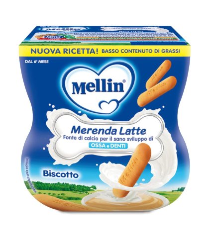 MELLIN MER LATTE BISC 2X100G