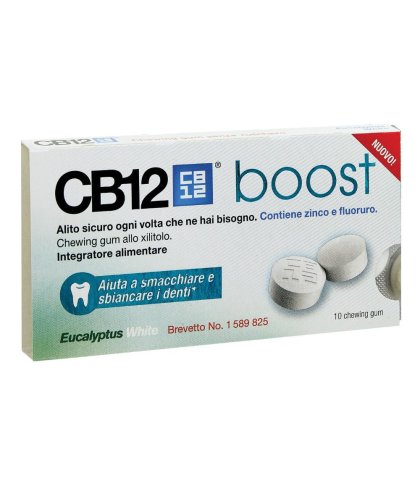 CB12 BOOST EUCAL WHITE 10CHEW