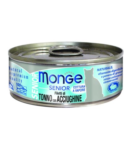 MONGE CAT SENIOR TONNO/ACCIUGH