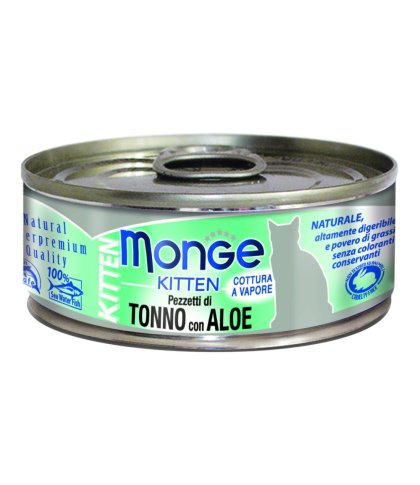 MONGE CAT TONNO/ALOE KITTEN 80