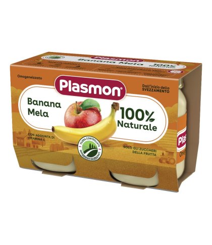 PLASMON OMOG BANANA/MELA2X104G