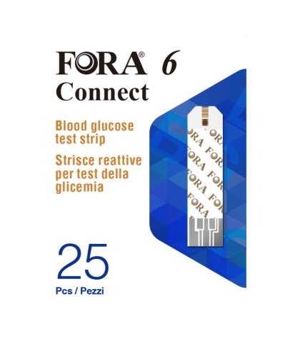 FORA 6 CONNECT STR GLICEM 25PZ