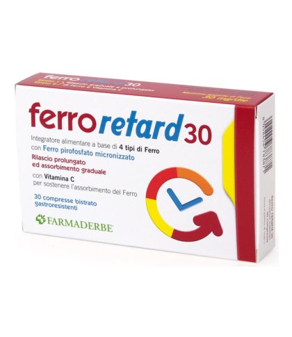 FERRO RETARD 30CPR